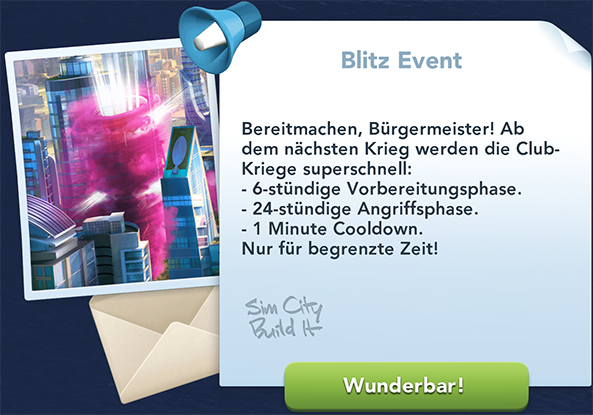 Blitz Event Info