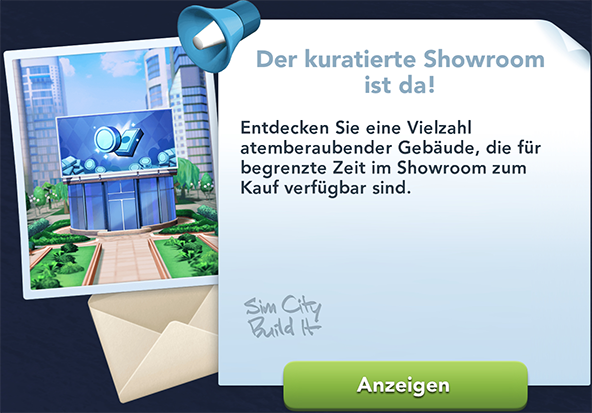 Kuratierte Showroom Info