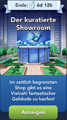 Kuratierte Showroom Start