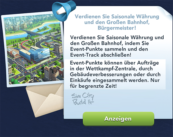 Saisonale Währung Bahnhof Info