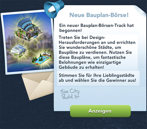 Neue Bauplan Börse Info