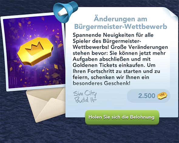 Änderungen Bürgermeister Wettbewerb Info