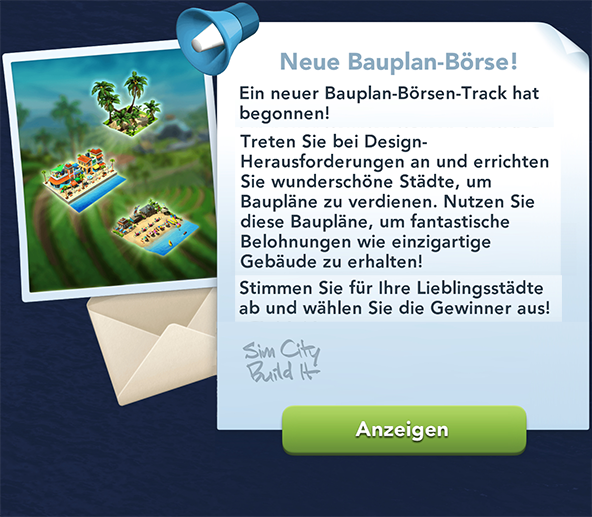 Neue Bauplan Börse Info