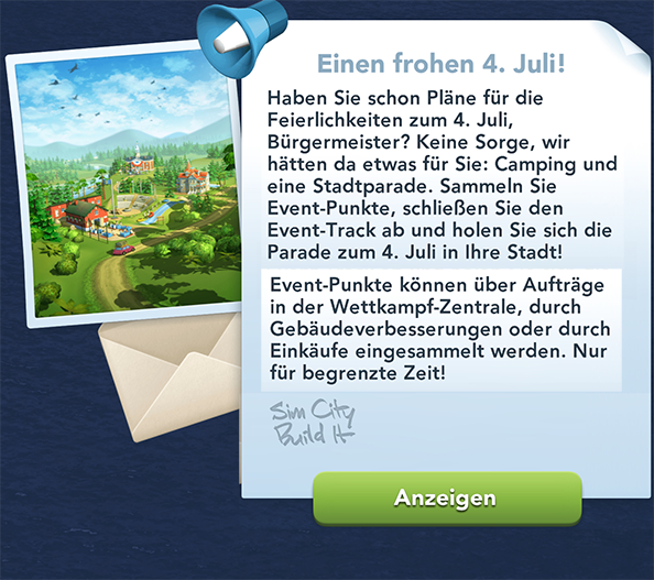 Frohe 4 Juli Info