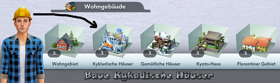 Kykladische Häuser Info